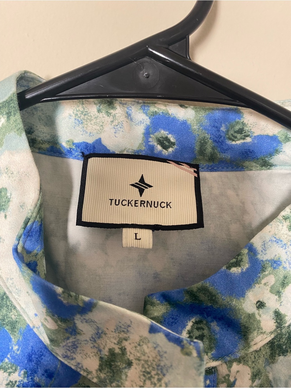NWT Tuckernuck Jardin De Fleur Blue & Green Floral Sleeveless Shirt Dress NWT - Picture 3 of 7